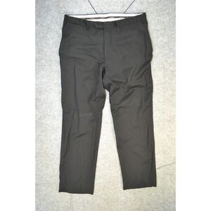 Canali Pantalone Pure Wool Dress Pants 36x29‎ Mens Black Model 14220/40 23740